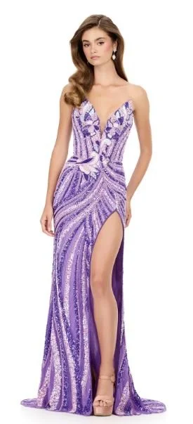 ASHLEYlauren 12152, orchid, size 8