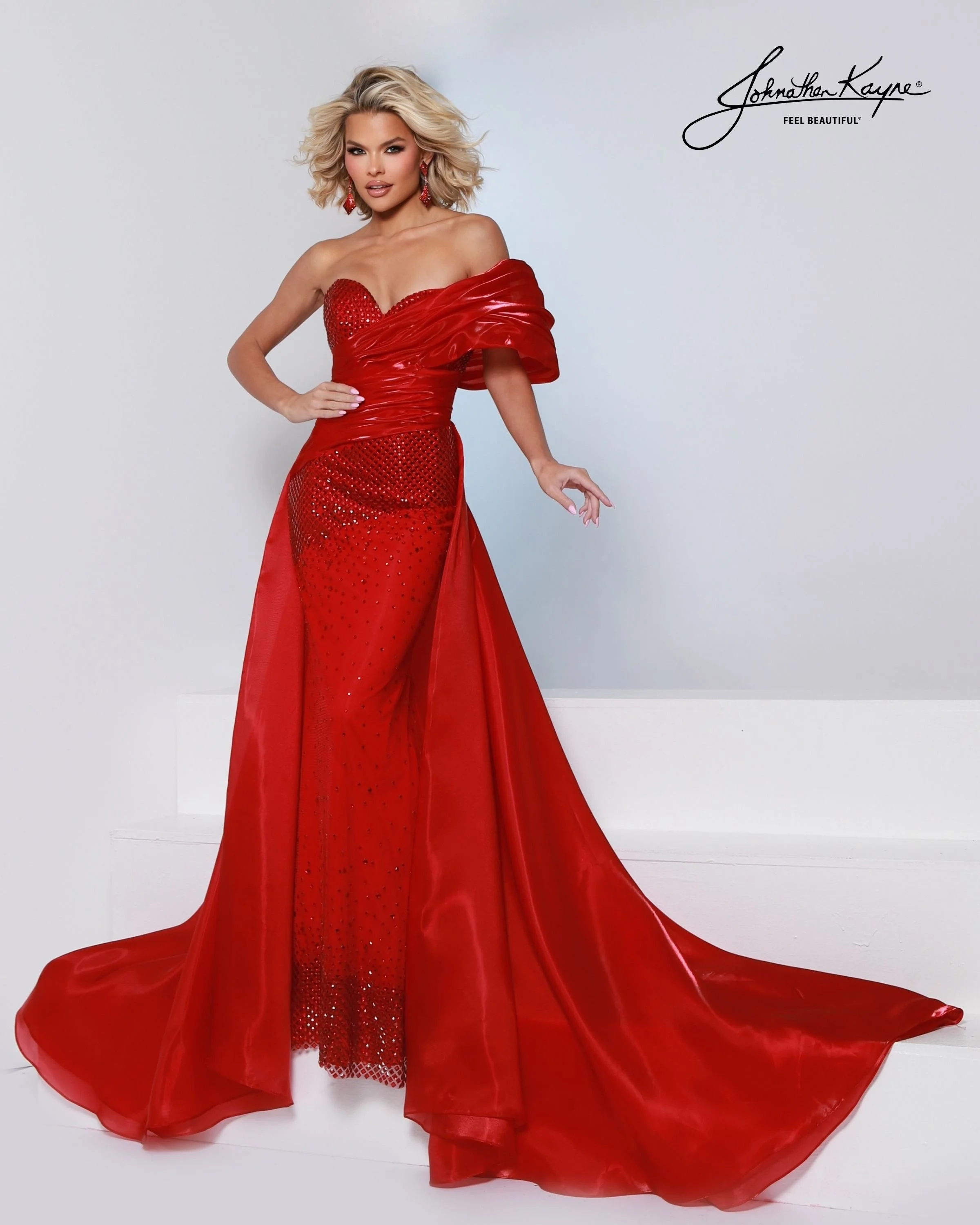 Johnathan Kayne 3243, cherry, size 0