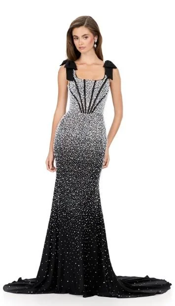 ASHLEYlauren 12179, black, size 16