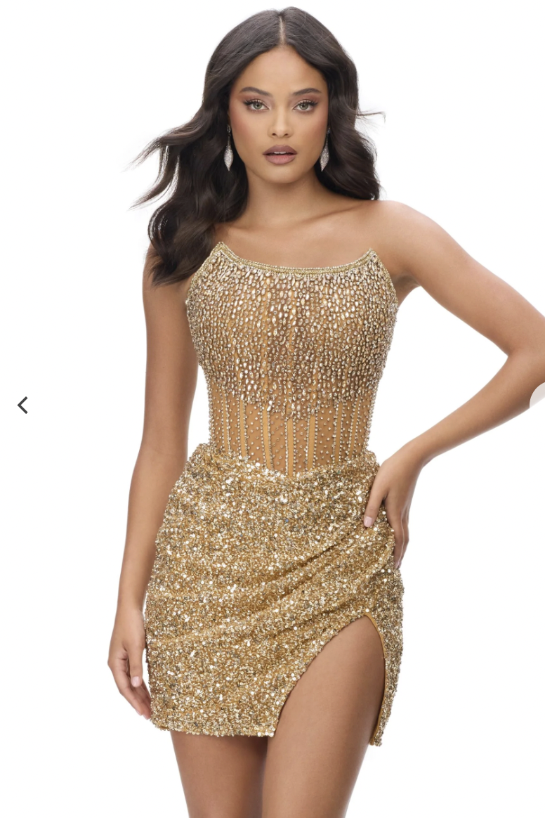 4564, gold, size 8
