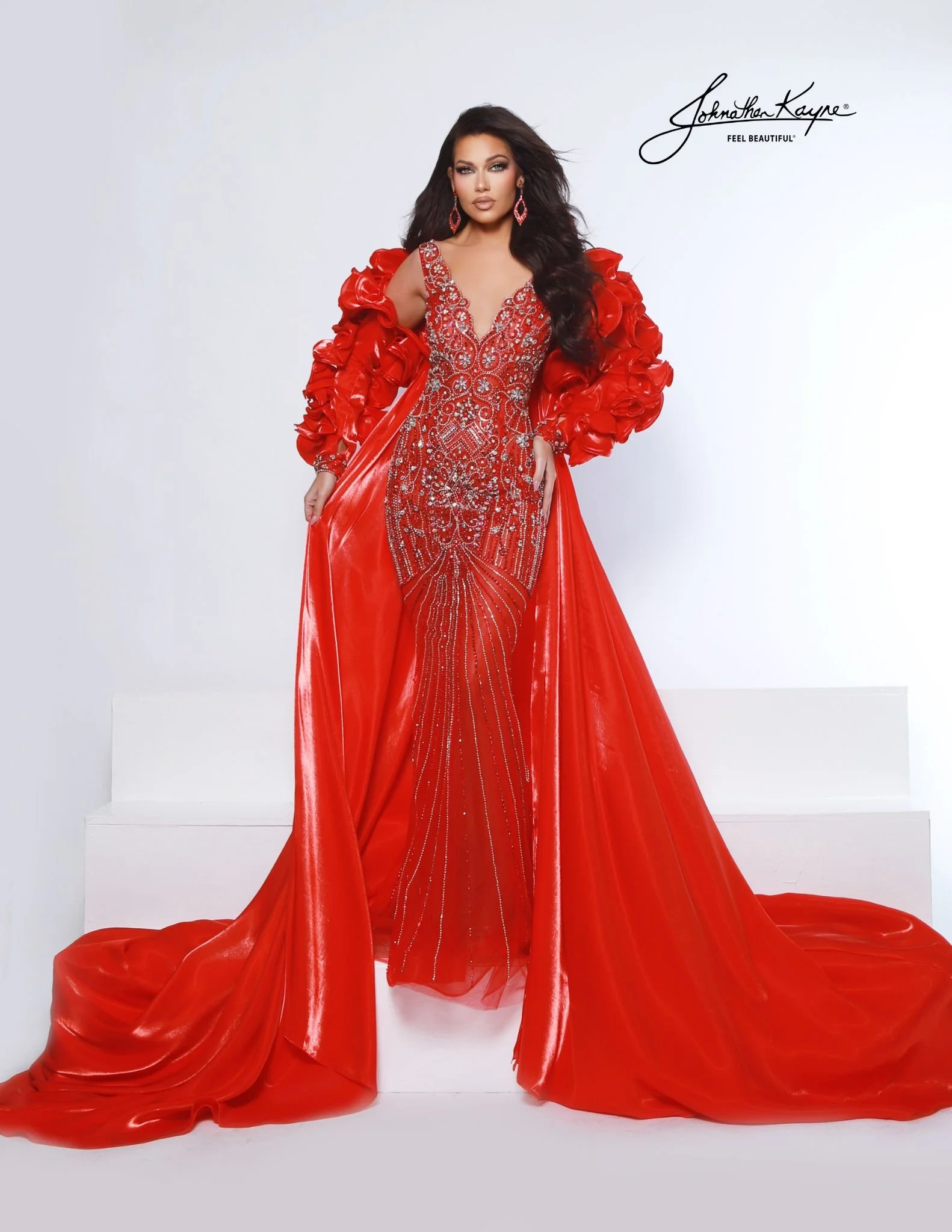 Johnathan Kayne 3084, red, size 14