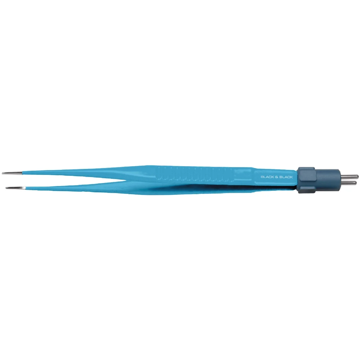 Semken Bipolar Insulated Forceps, 6″ (15cm), Straight, 1.0mm Tip