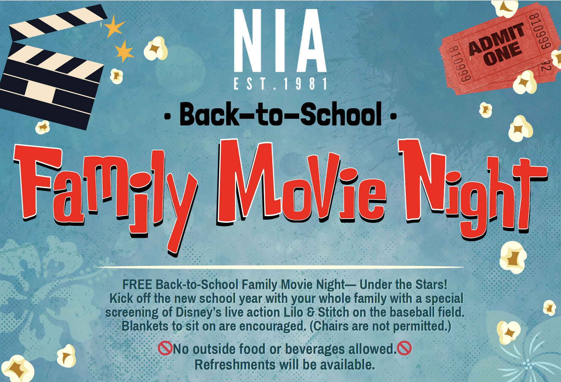 Back to School Family Movie Night