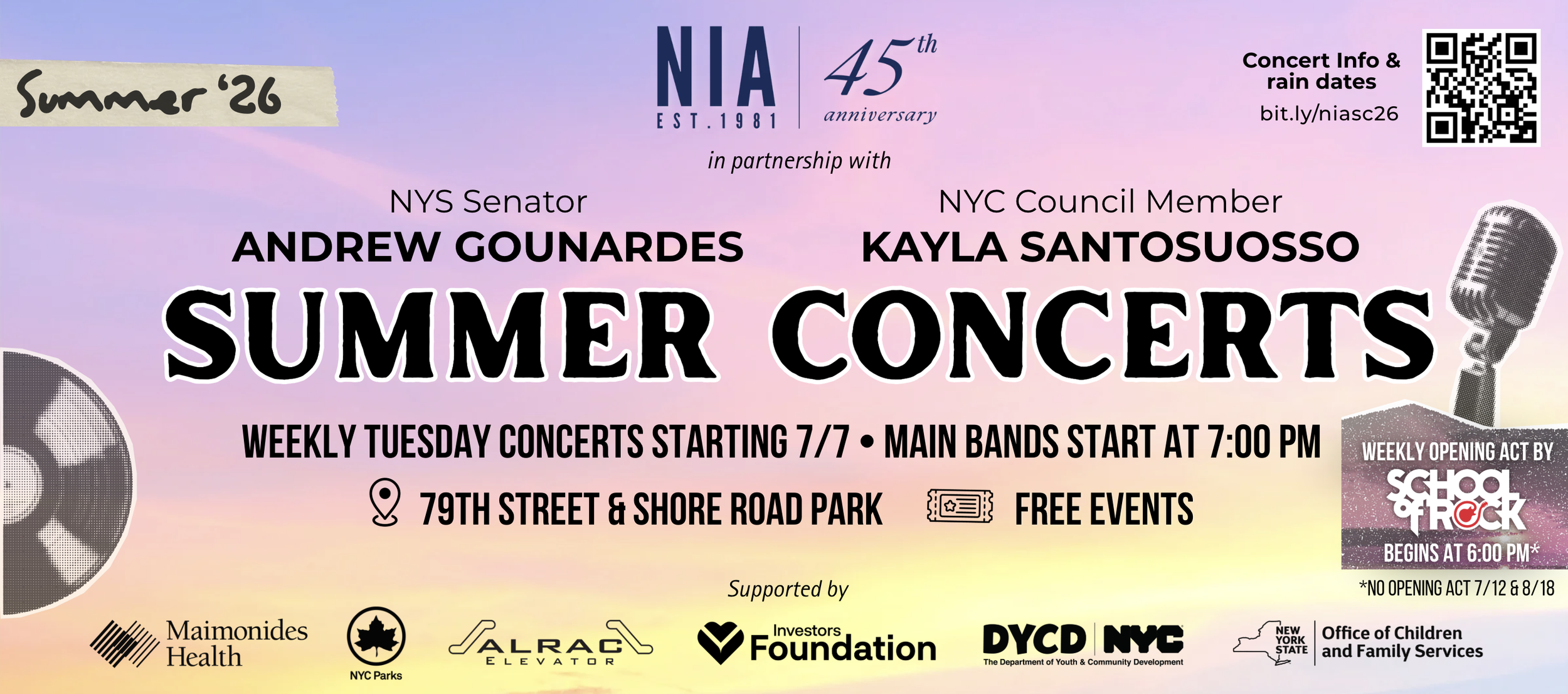 Free Summer Concerts