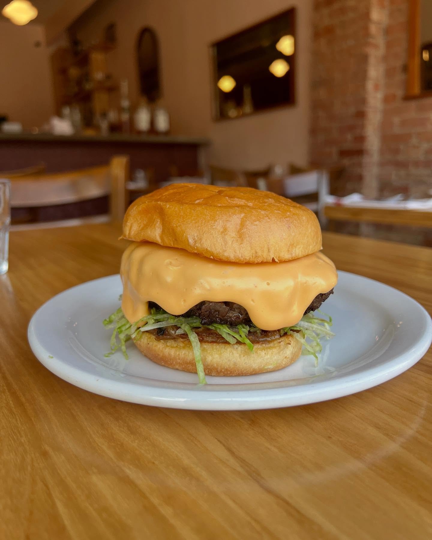 How about we throw another burger party on the patio? 

Reservations are live for the second addition of our Backyard Burger BBQ, this time with more Beaujolais!

Join us Saturday, June 28th in the afternoon. $50 per person gets you a whopping 8oz, 6
