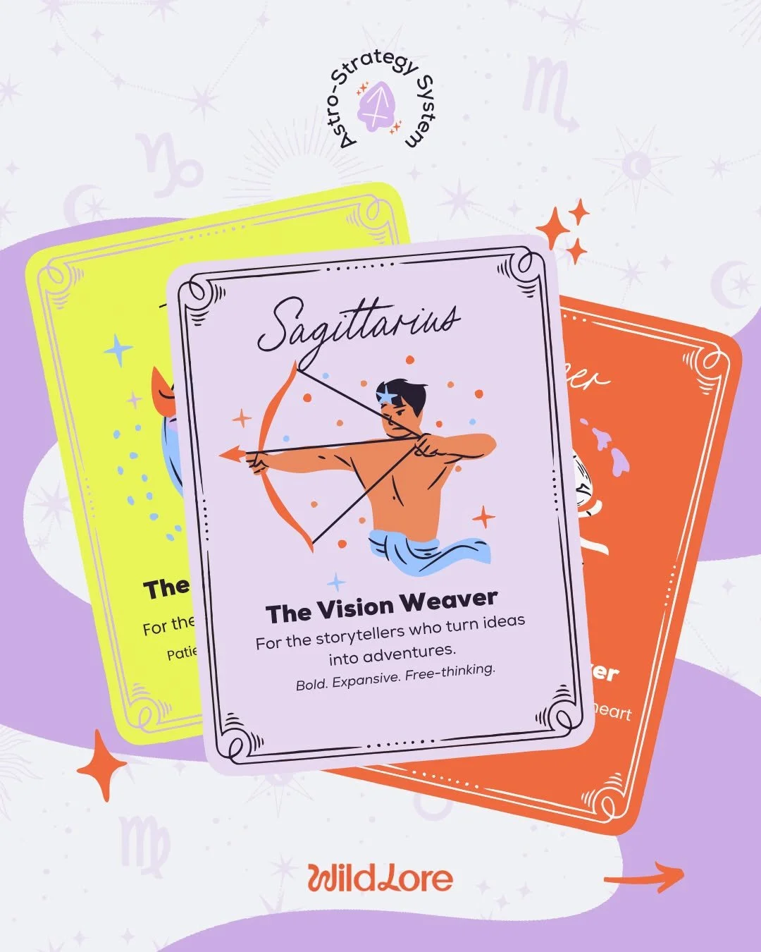 Every storyteller sees differently. This is the Wild Lore Astro-Strategy System, where story meets the stars.

This one&rsquo;s for my ♐ Sagittarius storytellers, the Vision Weavers.

You turn ideas into journeys. You don&rsquo;t just share insights;