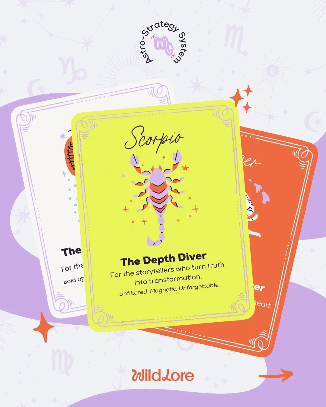 Every storyteller reveals differently. This is the Wild Lore Astro-Strategy System, where story meets the stars.
 
This one&rsquo;s for my ♏ Scorpio storytellers, the Depth Divers.

You bring intensity to your words. You don&rsquo;t skim the surface;