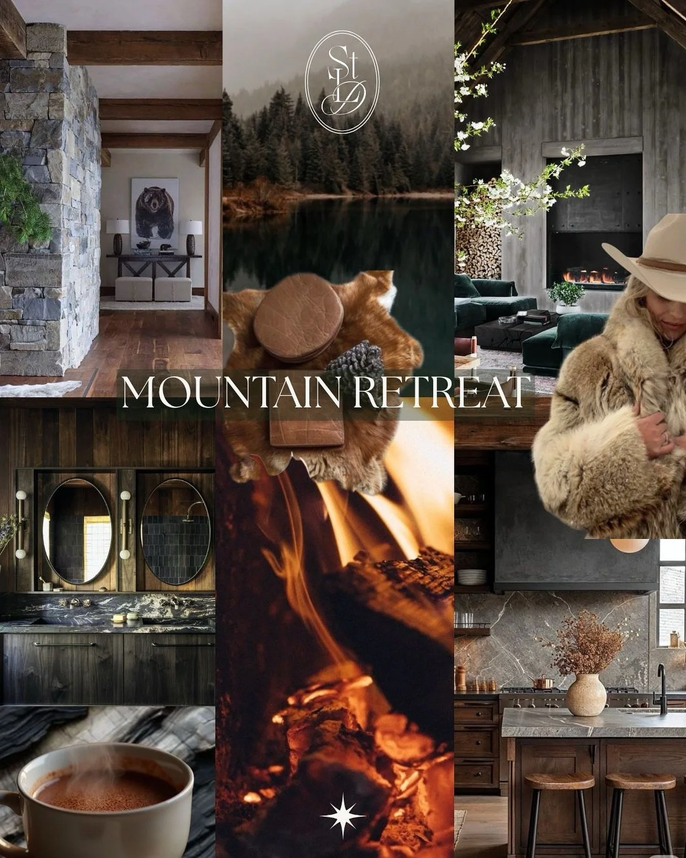 Everything that&rsquo;s been living inside our brains for the past couple of months for this incredible mountain property!!! This is how SLD does mountain luxe. 🔥