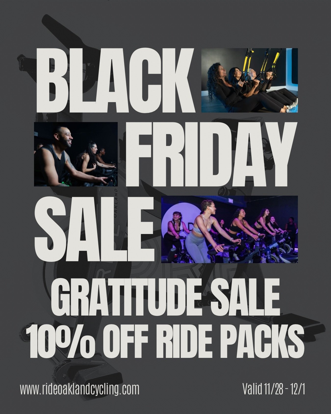 Black Friday Gratitude Sale is live! Enjoy 10% off Ride Packs now through December 1st.