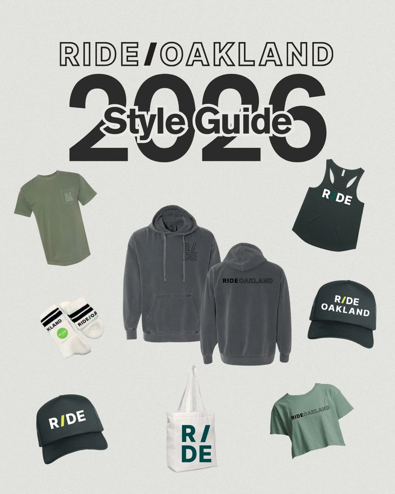 Consider this your official 2026 RIDE uniform 🚲
Shop the new merch online or in the studio!