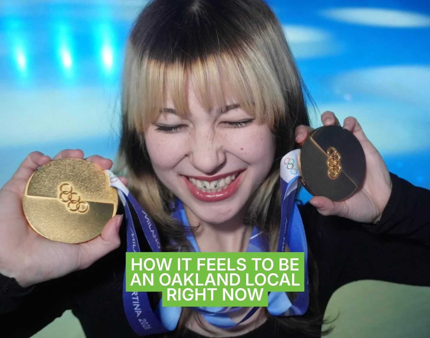 Oakland bred. Built different. 💚 From world stages to local studios, this city knows how to raise champions. Just ask @alysaxliu🏅