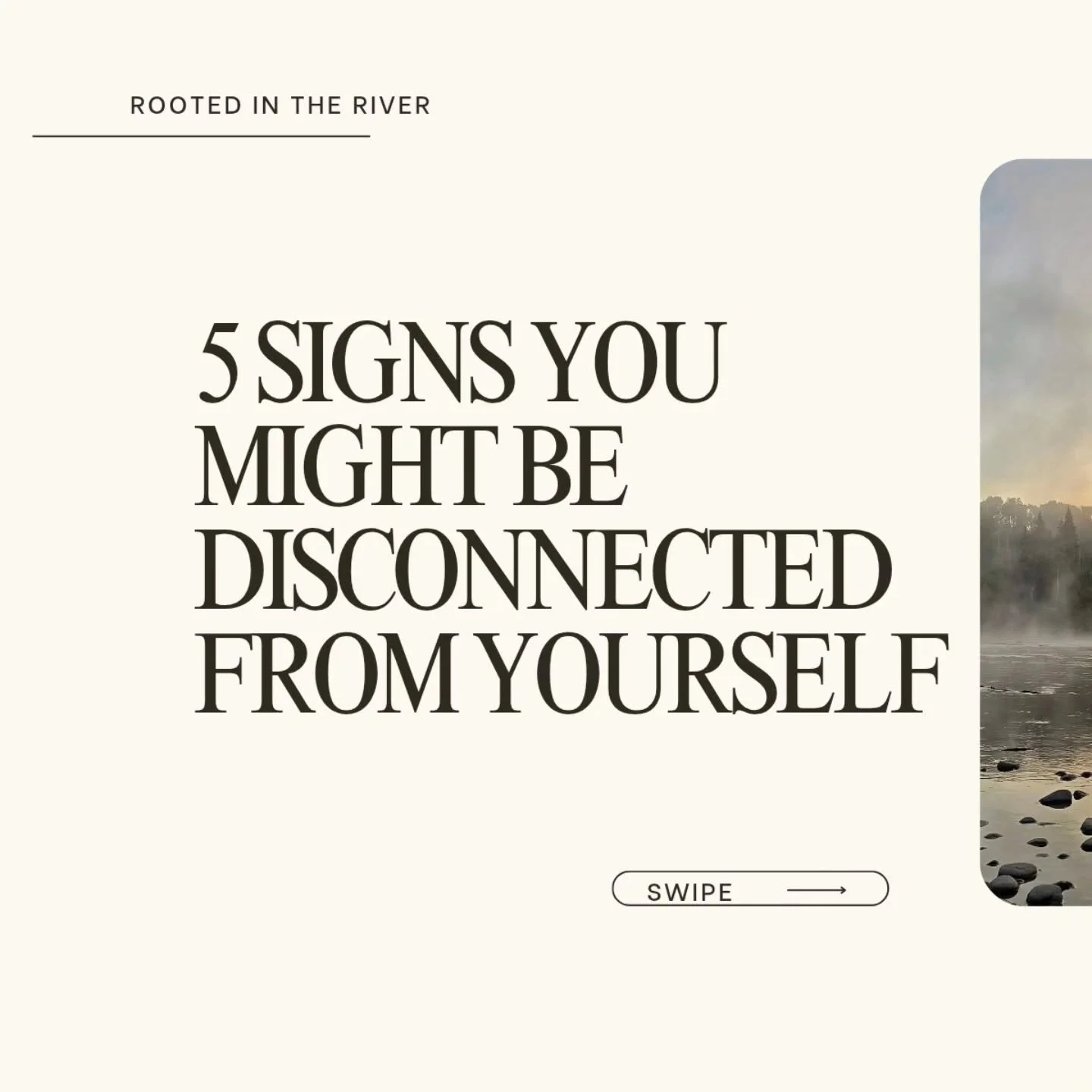 I remember standing by the river, feeling completely exhausted from giving to everyone else, yet barely recognizing myself.

I realized then, if I don&rsquo;t come back to myself, I can not truly show up for anyone else.
Self-compassion is not indulg