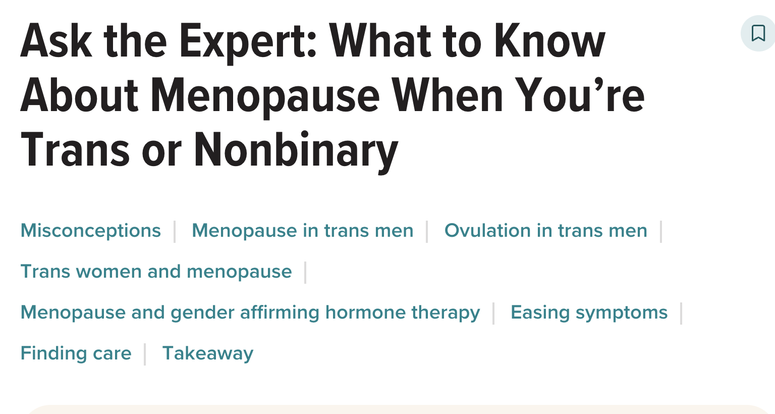 What to Know About Menopause When You’re Trans or Nonbinary