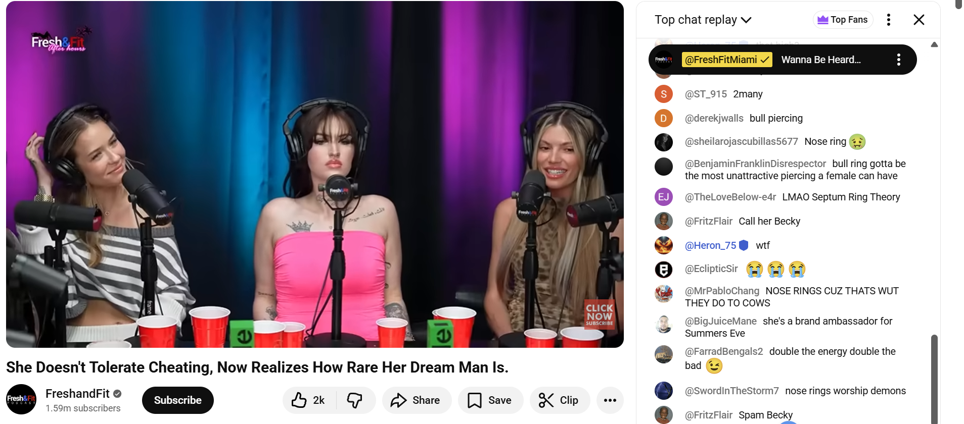 ‘I love women’: I love fucking women, I love profiting off women, I love abusing women