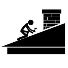 A person pushing a boulder uphill