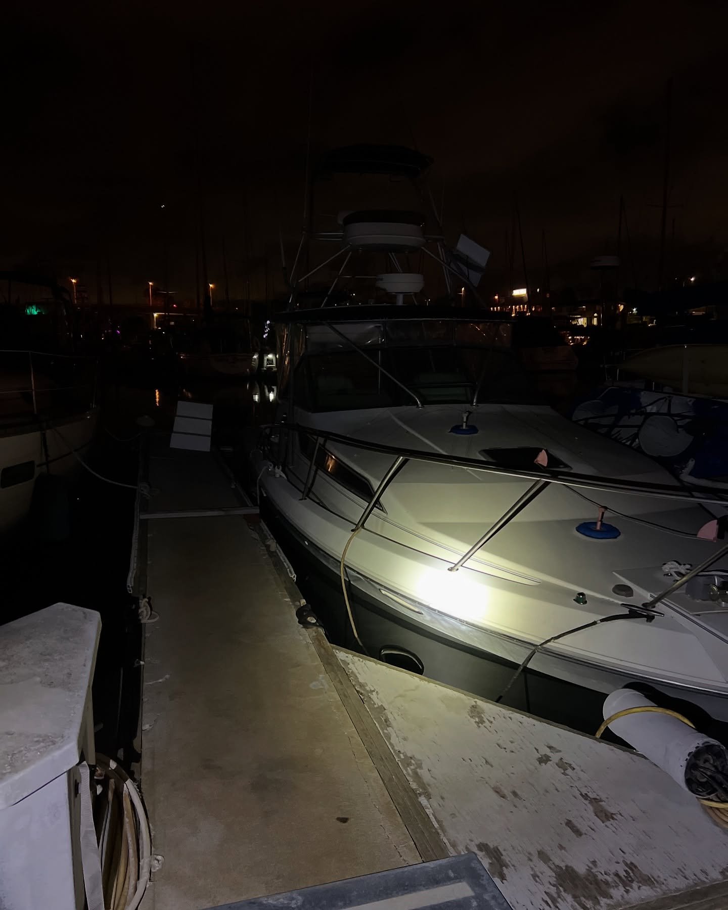 A sinker was saved from going down in its home slip by a watchful neighbor. The 34&rsquo; vessel did not have insurance and ended up being abandoned in a boatyard.