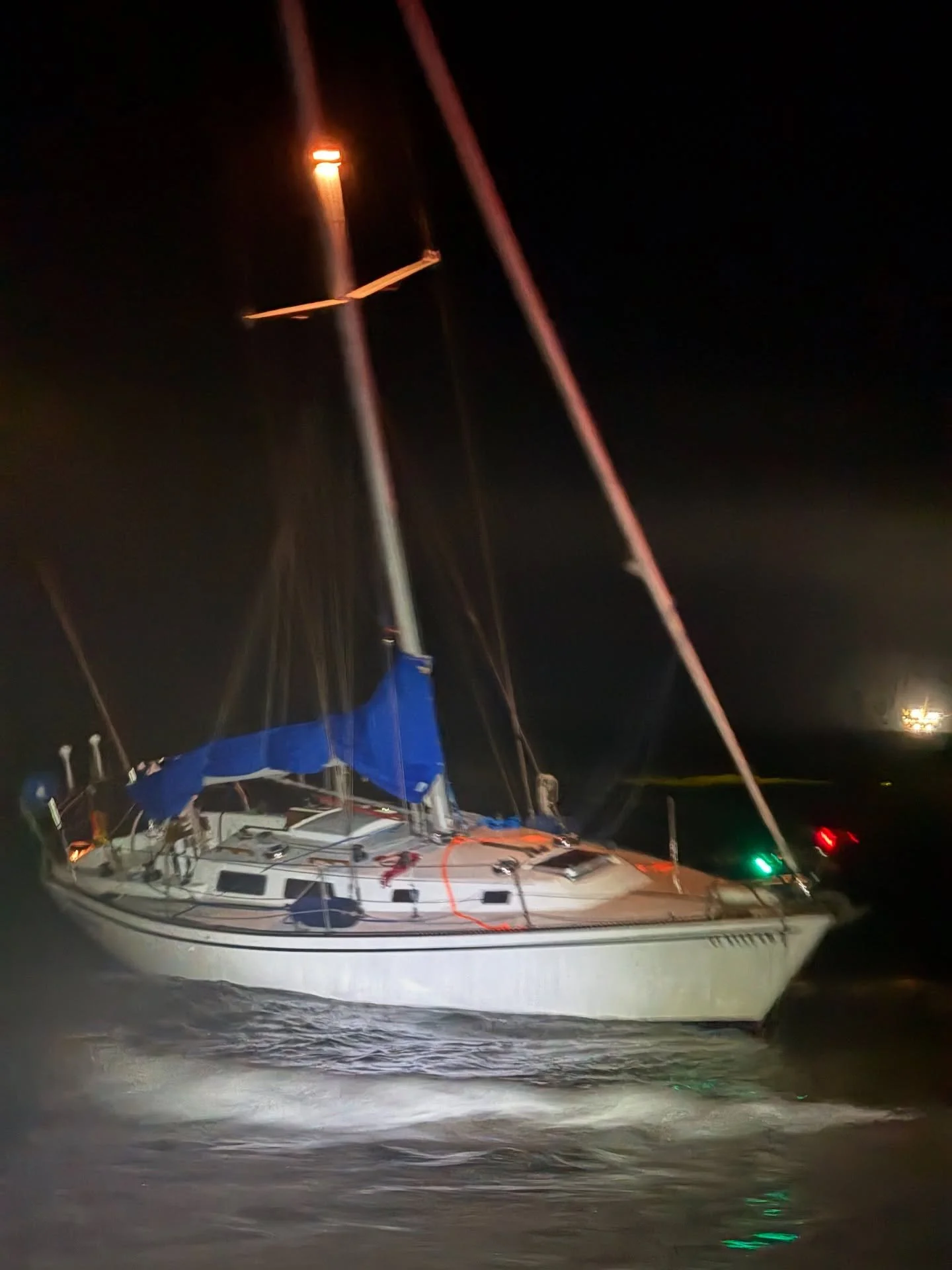 This operator indicated he had spent several days with no sleep motoring his new purchase from San Pedro to Santa Barbara. He advised that he had fallen asleep just several miles before reaching Santa Barbara.