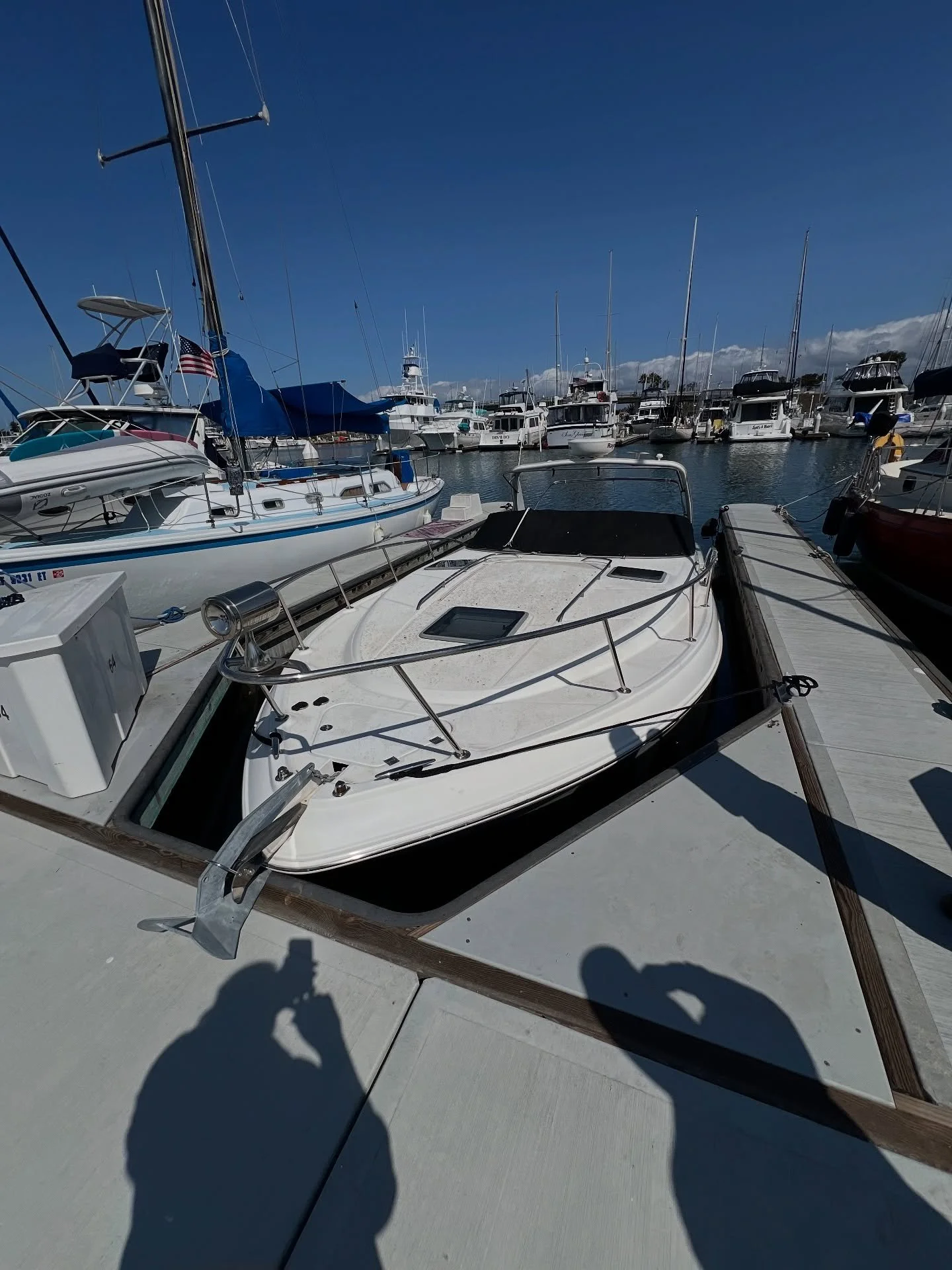 Not rain related but this 35&rsquo; powerboat went down in its slip. The cause was revealed to be the bellows of his outdrive.