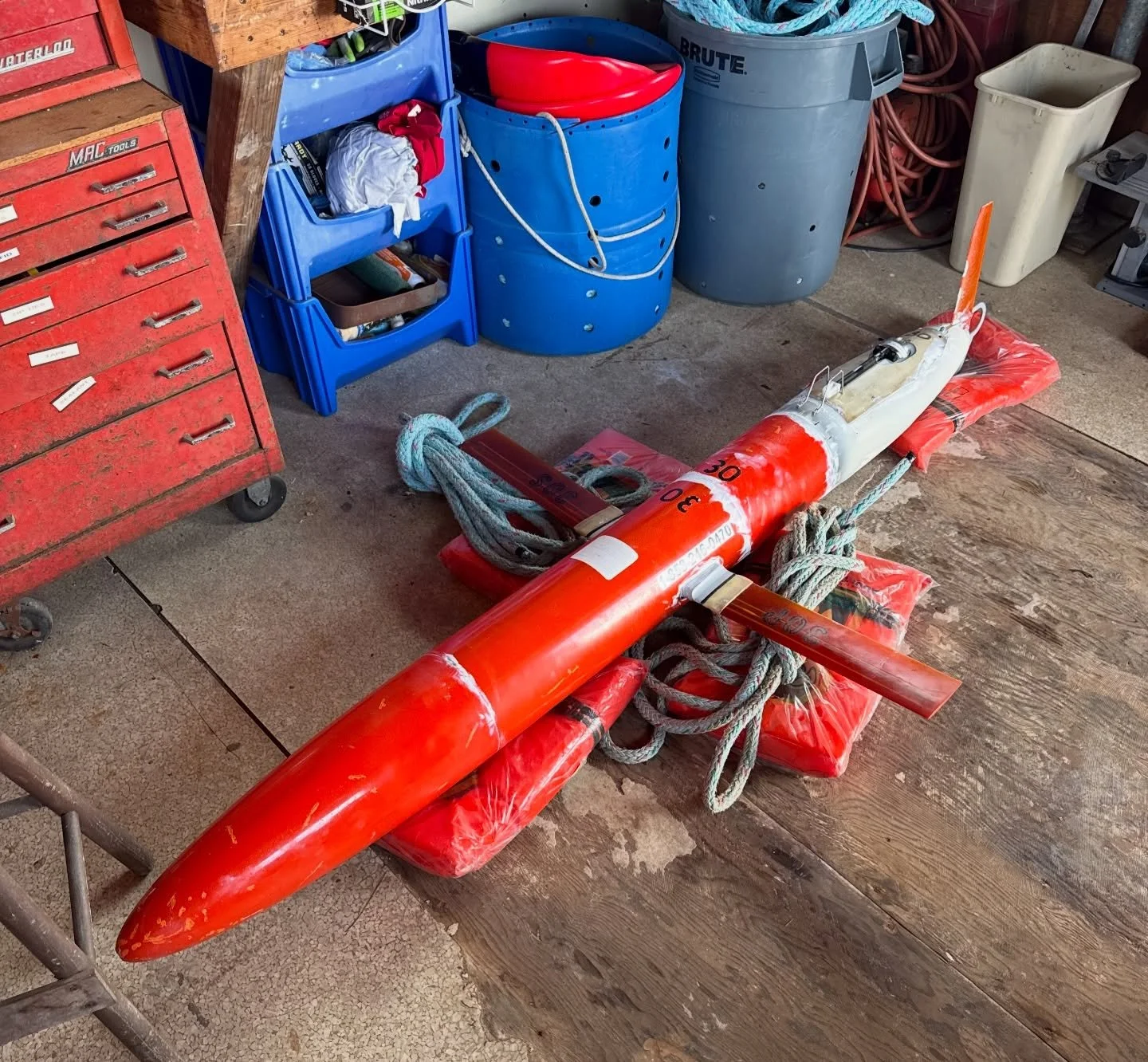 200+ nautical mile round trip to pick up a research spray glider.