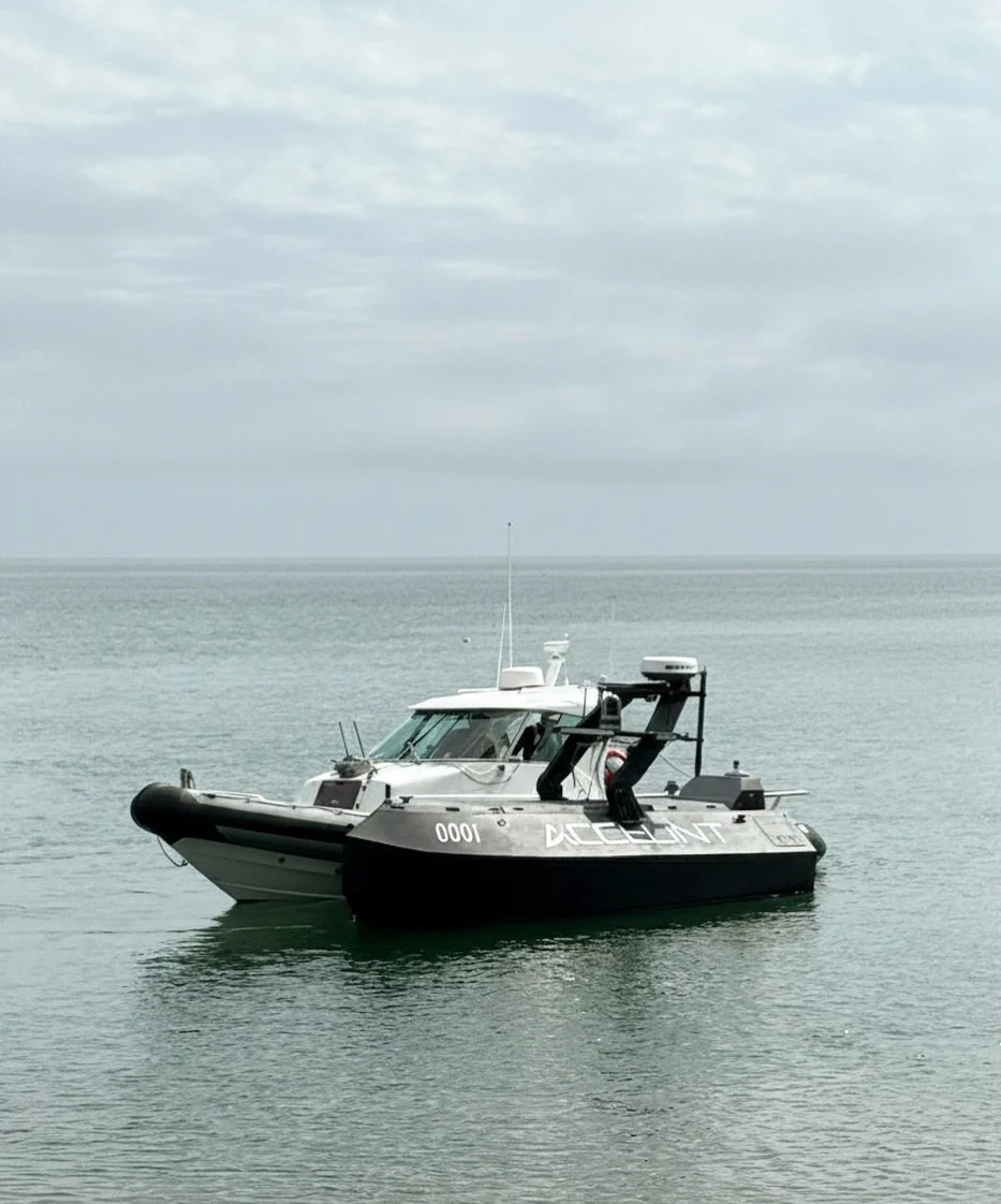 Providing support services for this unmanned surface vessel as they conduct testing off of Port Hueneme.