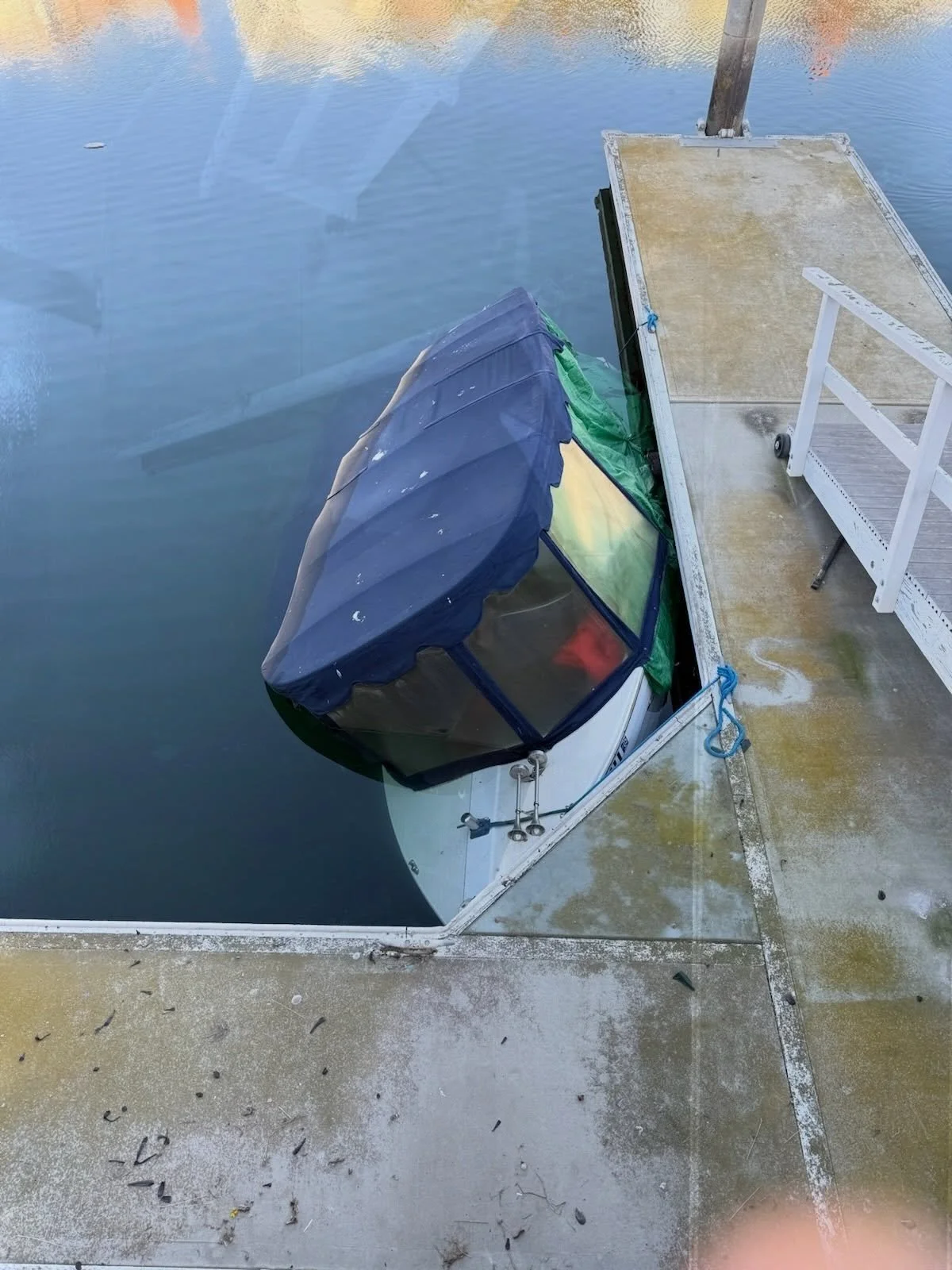 Recovery and disposal for this electric boat. Everything handled from start to finish by our team.