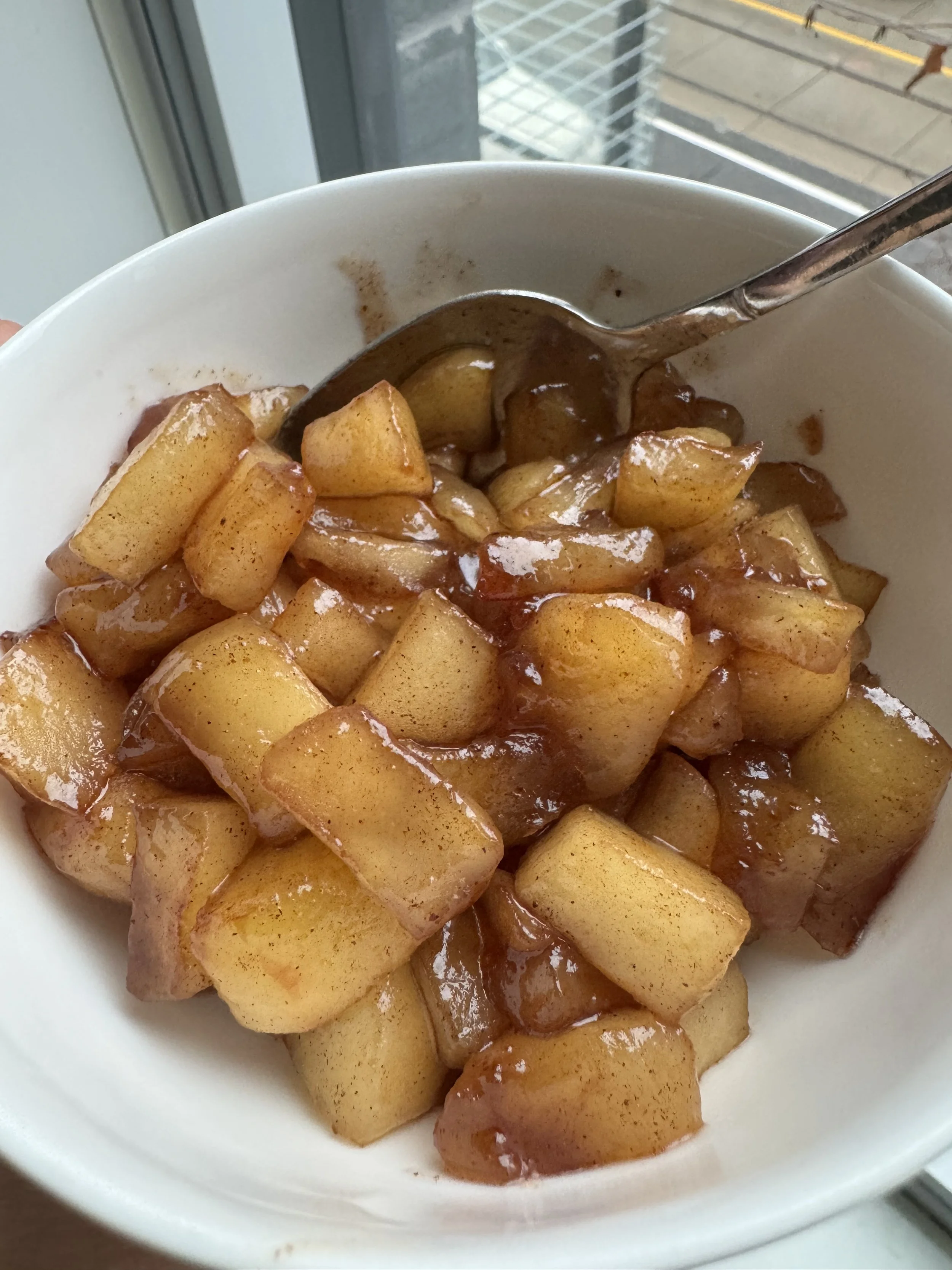 Warm Caramelized apples — Just like apple pie filling!