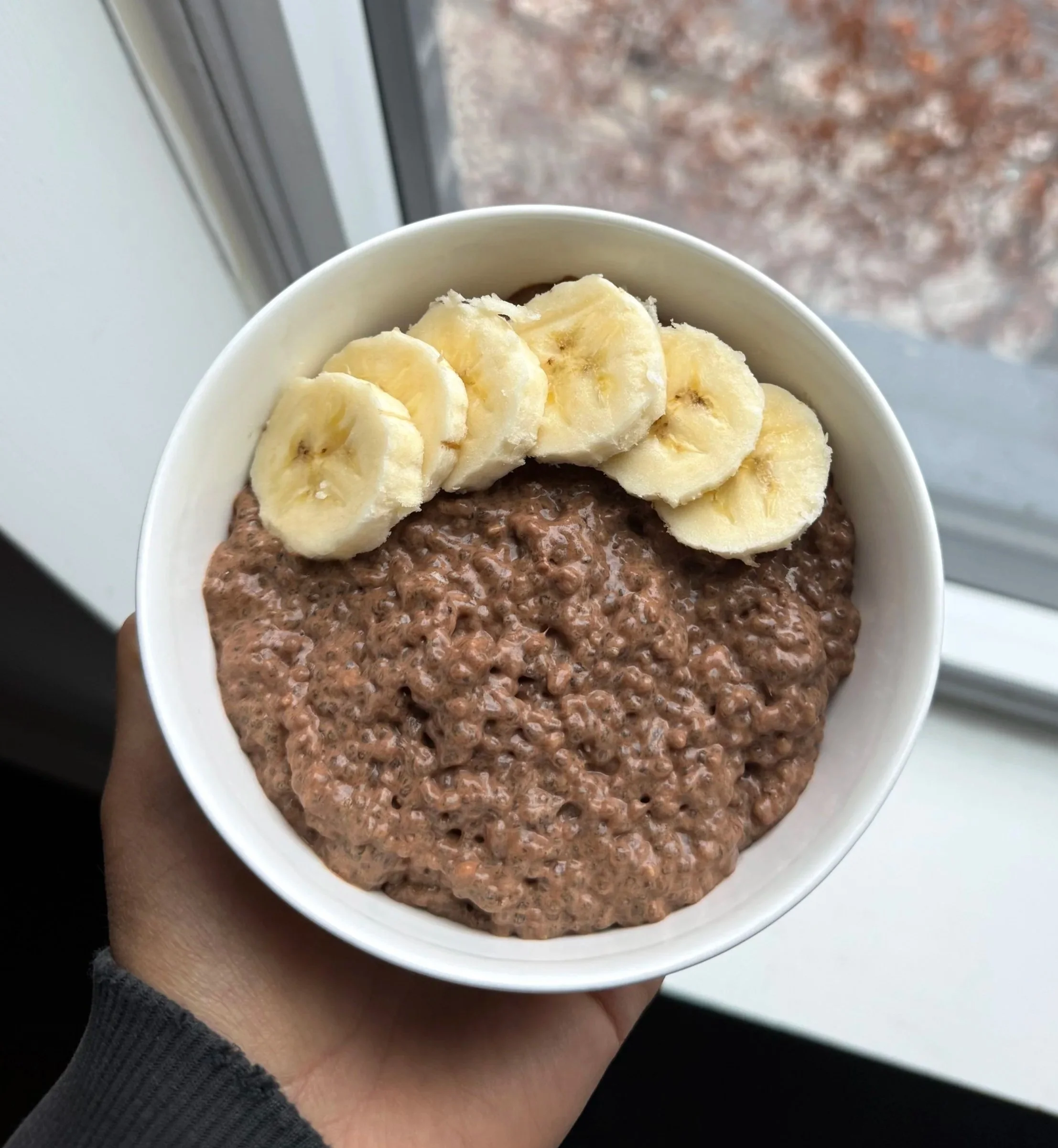 Low sugar Chocolate Brownie Chia pudding