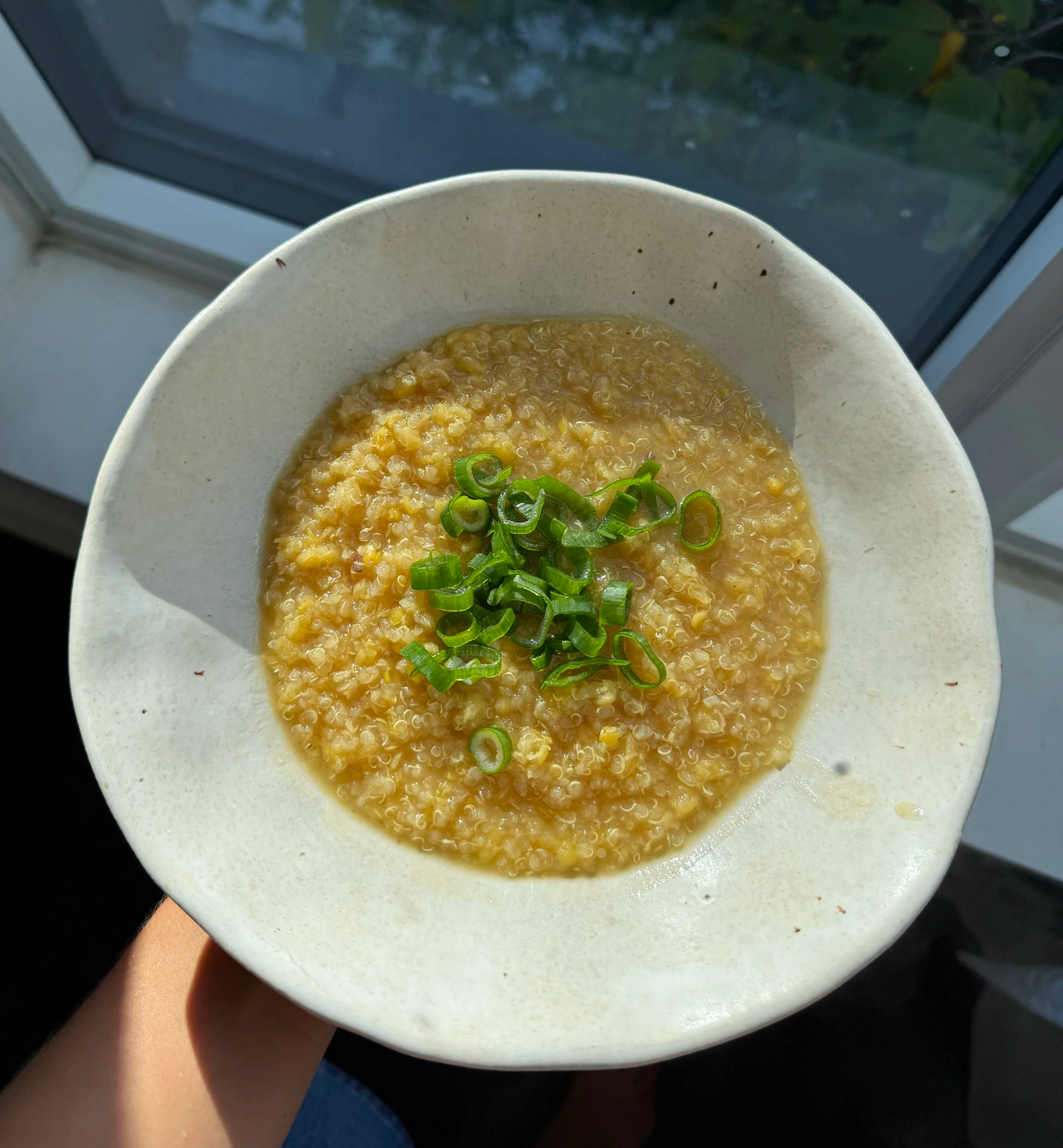 Quinoa &amp; Red Lentil Congee