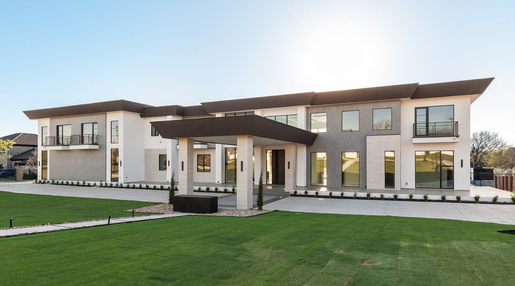 Modern luxury home sold by Lily Moore in Southlake, Texas, with contemporary exterior and manicured lawn