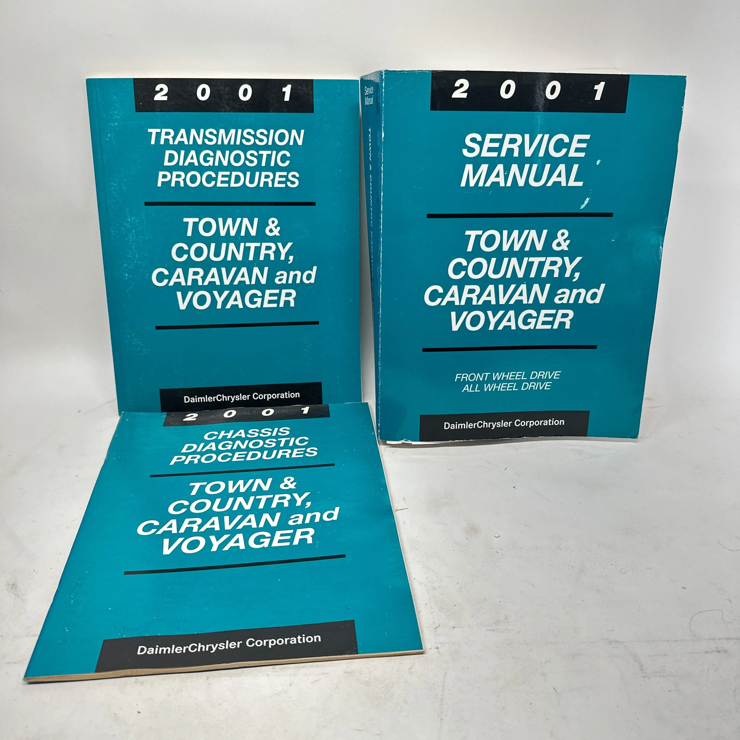 2001 Chrysler Town & Country Caravan Voyager OEM Service Manual Set