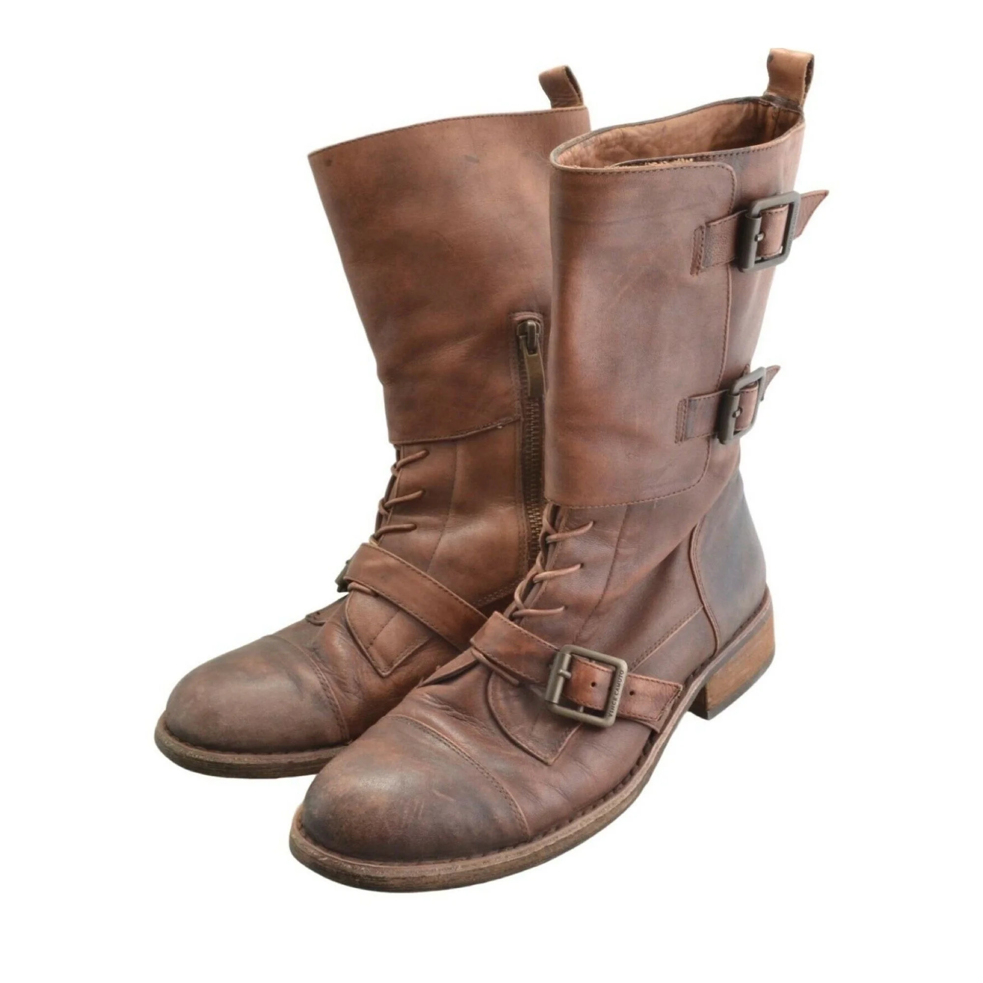 vince-camuto-distressed-look-brown-buckle-biker-boots-with-ankle-zipper-size-7-283968159464-01.jpg