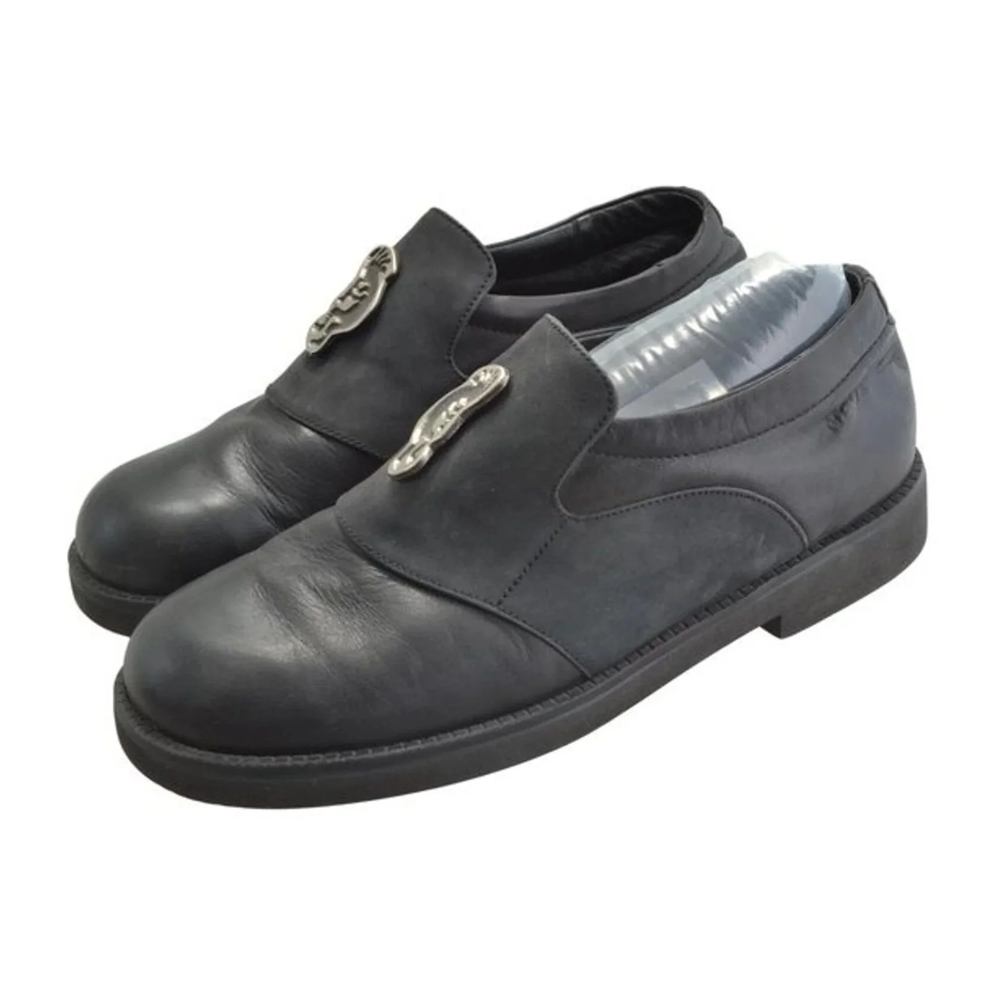 naot-black-leather-slip-on-shoes-womens-size-9-us-eu-40-with-kokopelli-metal-accent-02.jpg