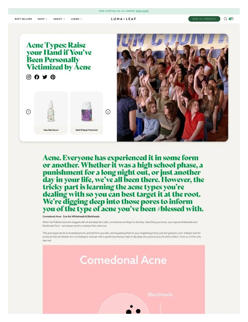 Luma & Leaf blog article