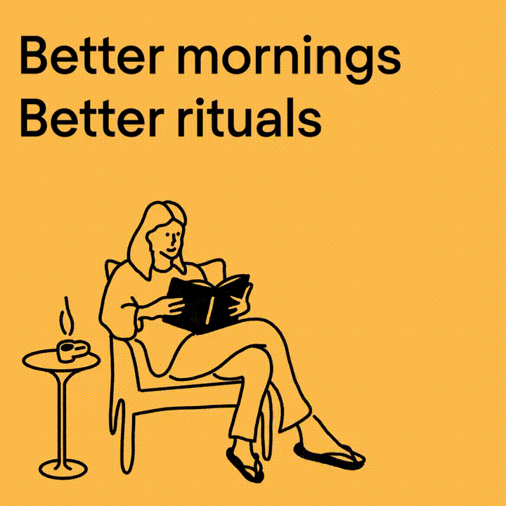 Terra Kaffe rebrand animated illustration