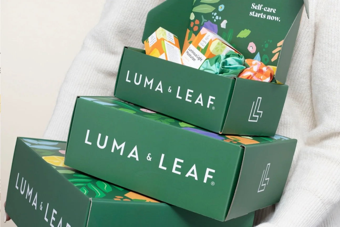 Luma & Leaf holiday campaign asset