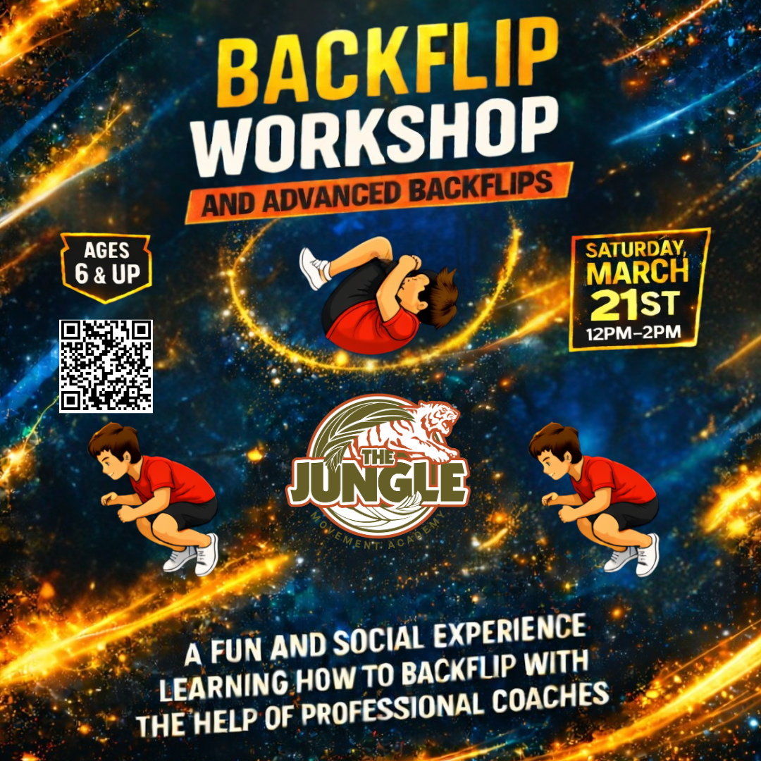 Backflip workshop flier