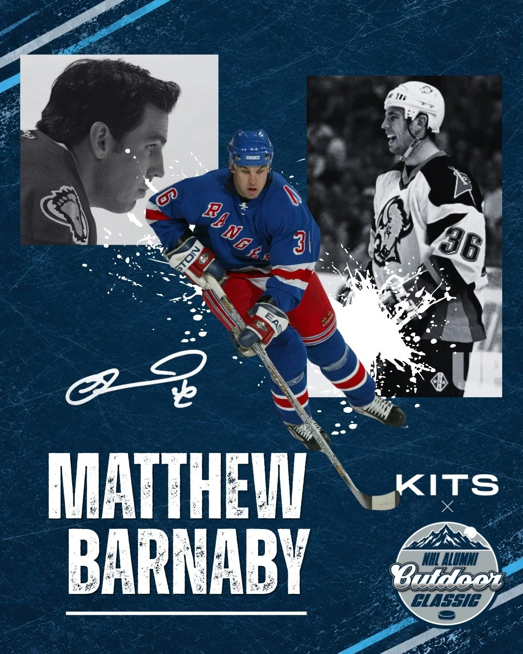 The roster just got tougher, louder, and a whole lot more legendary 😤🏒

1️⃣ Matthew Barnaby &mdash; Sabres, Penguins, Lightning, Rangers, Avalanche, Blackhawks, Stars | One of the NHL&rsquo;s most notorious agitators, 2,500+ PIM 😤
2️⃣ Nate Thompso
