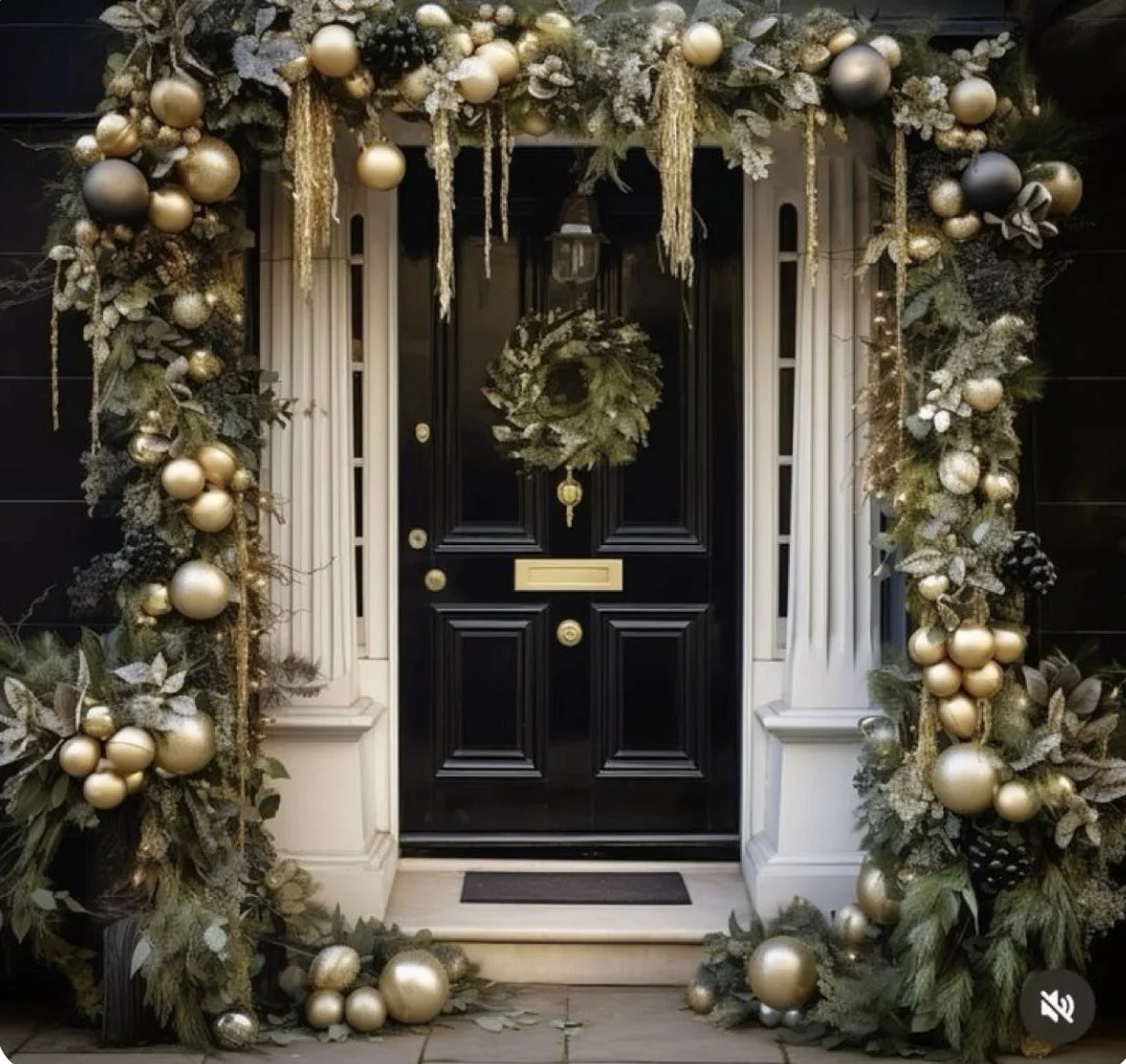 Christmas House Entrance