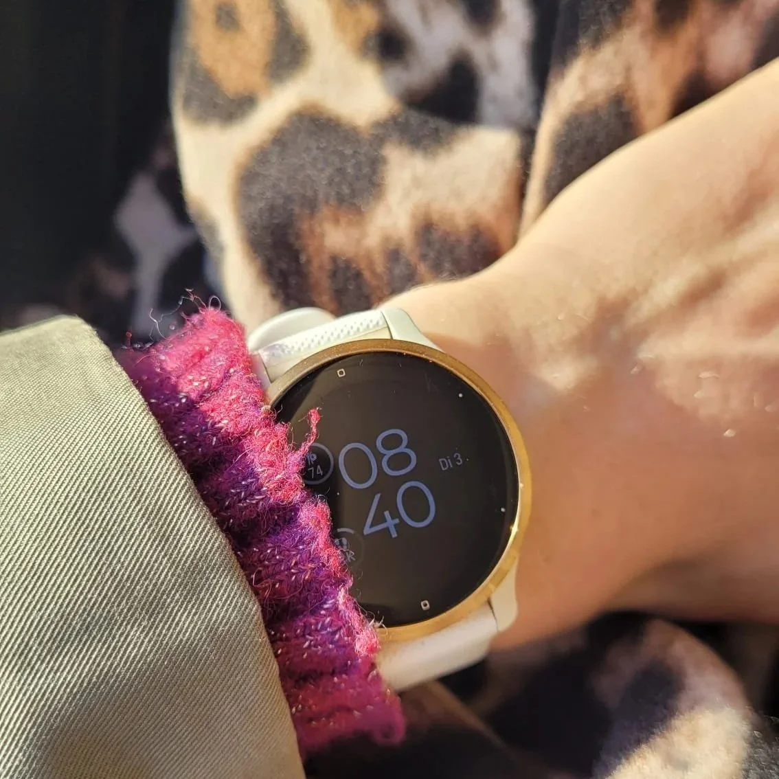 Die Smartwatch meldet Stress