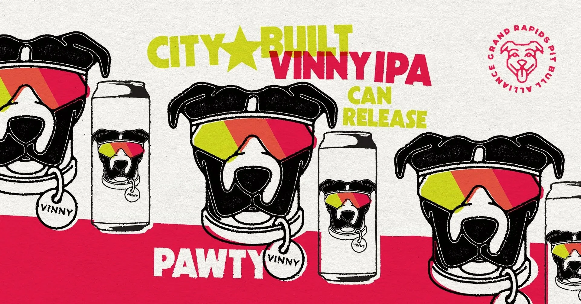 GR Pit Bull Alliance Vinny IPA Beer Release