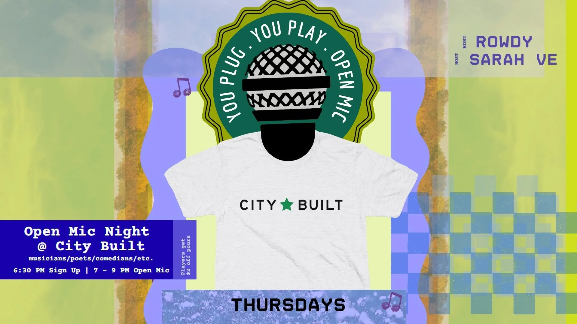 Plug 'N' Play Open Mic Nights! 