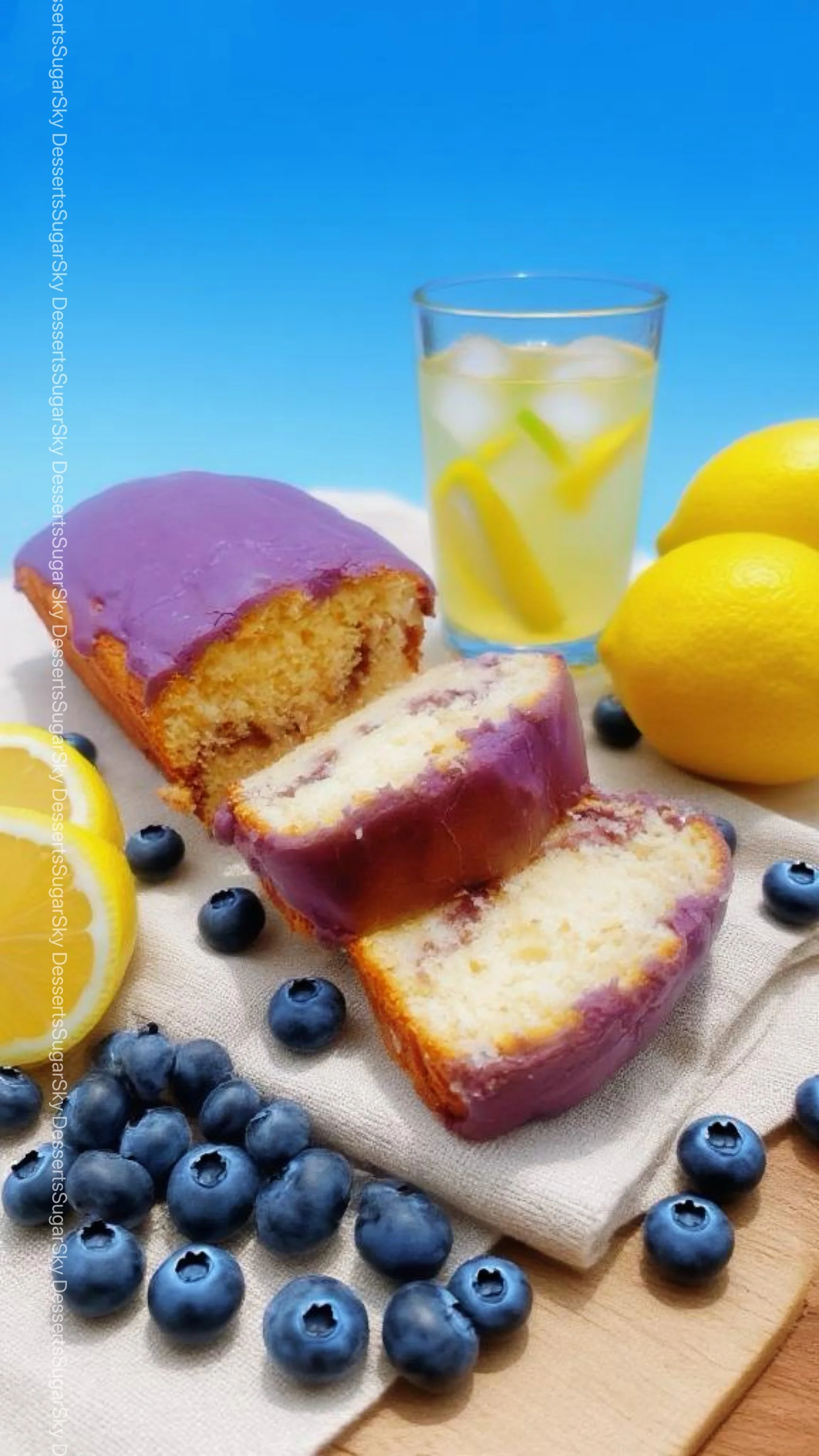 Blueberry Lemonade Poundcake
