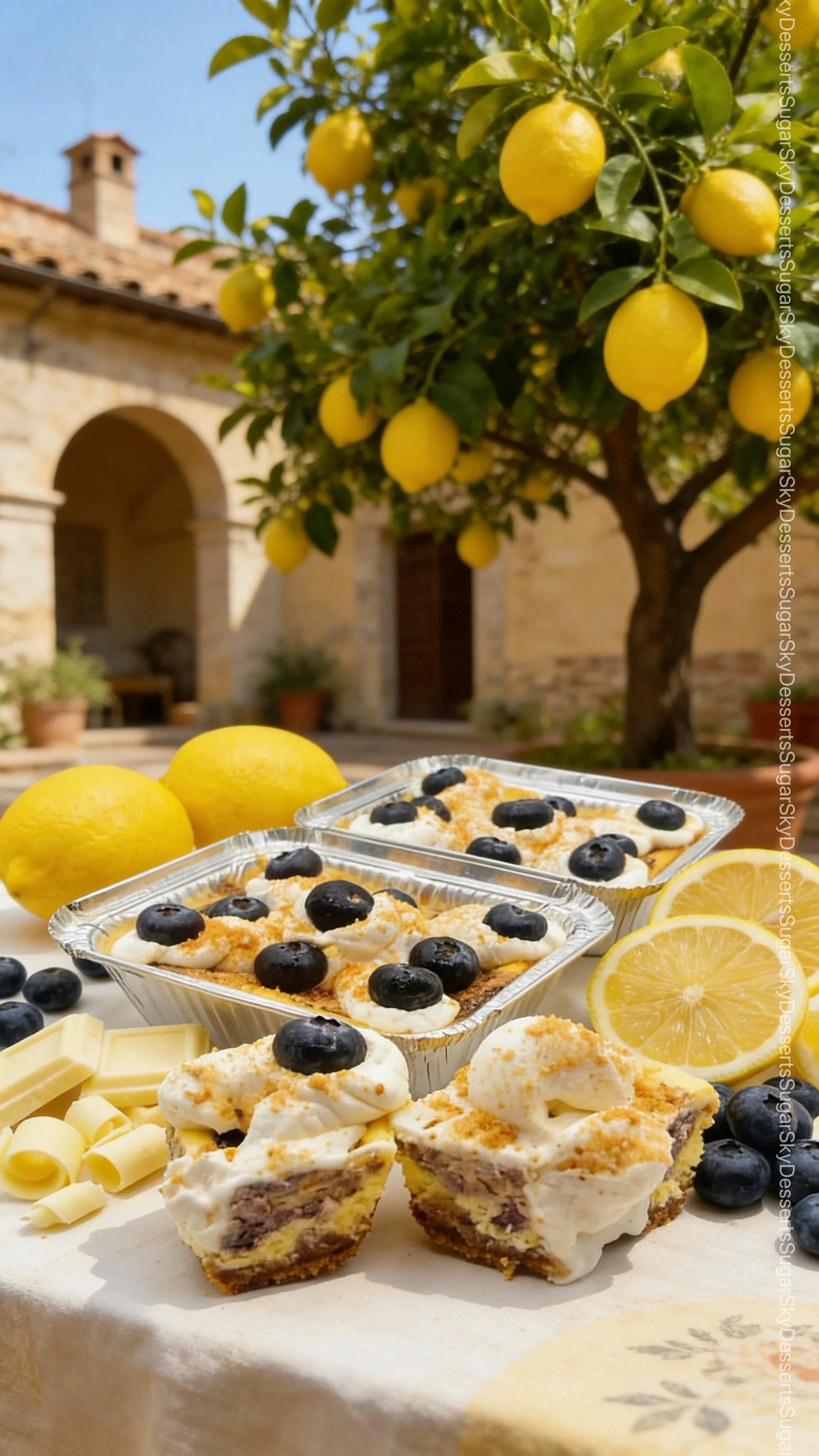 Lemon Blueberry Cheesecake