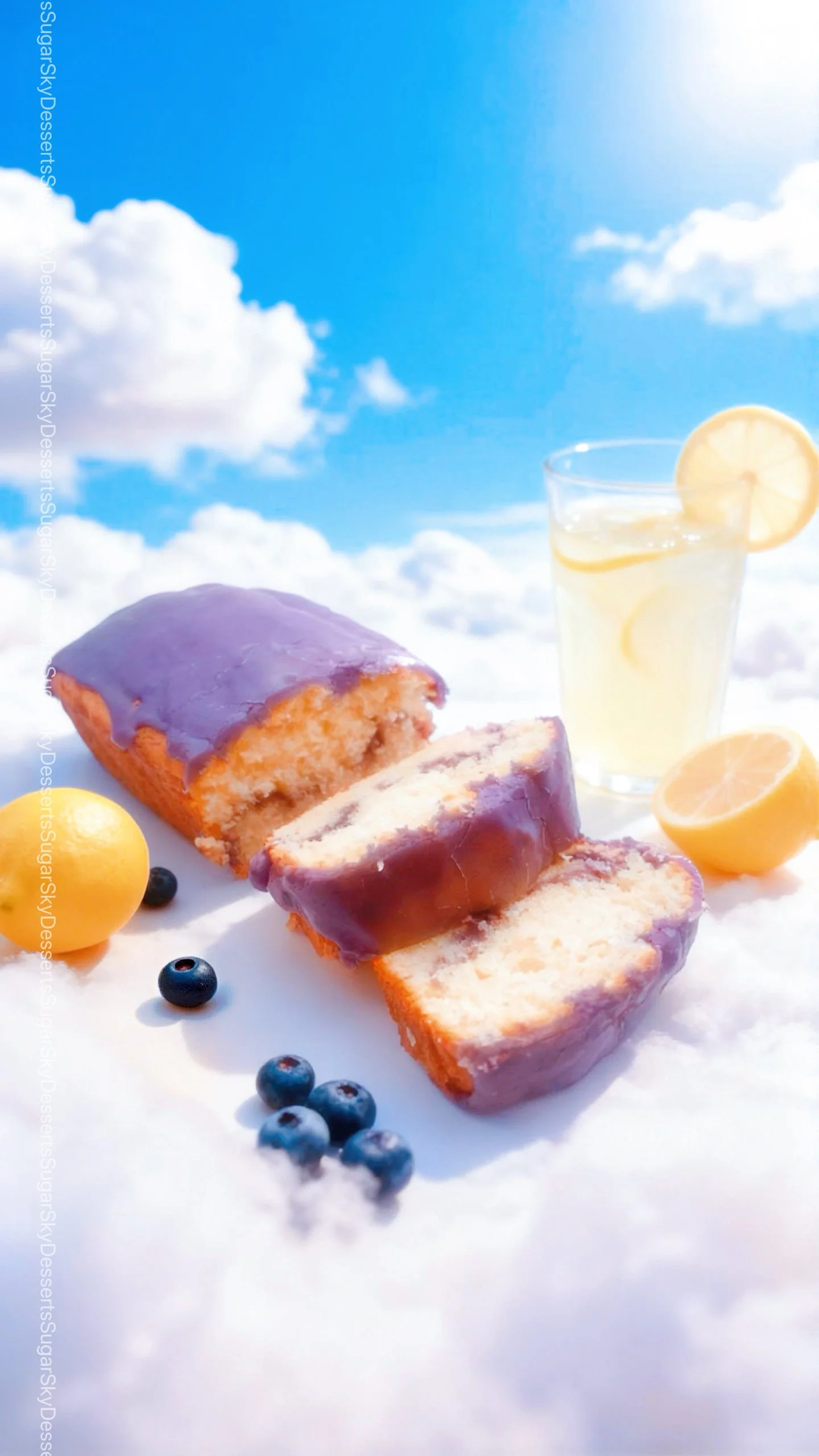Blueberry Lemonade Poundcake