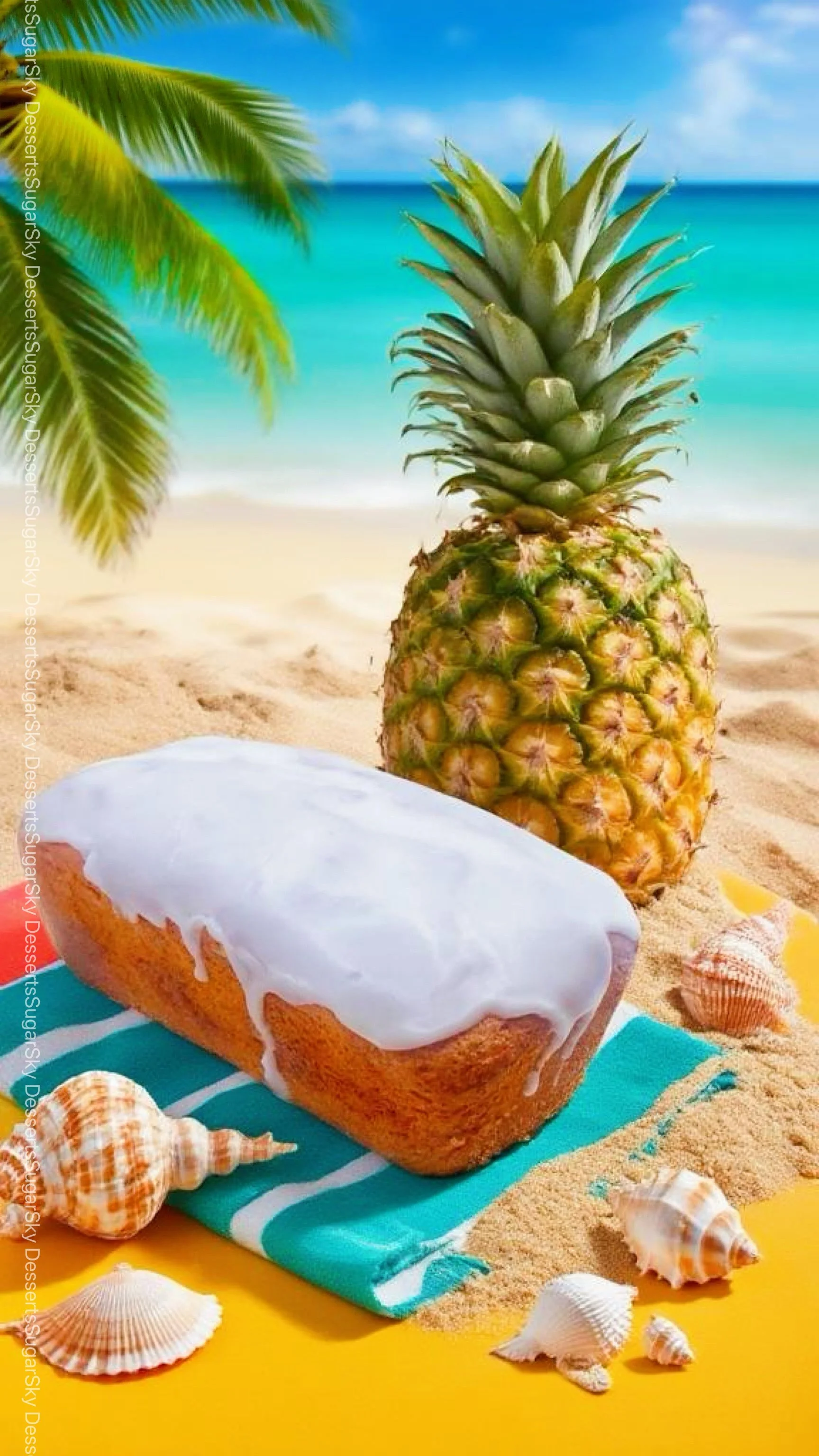 Pineapple Coconut Poundcake