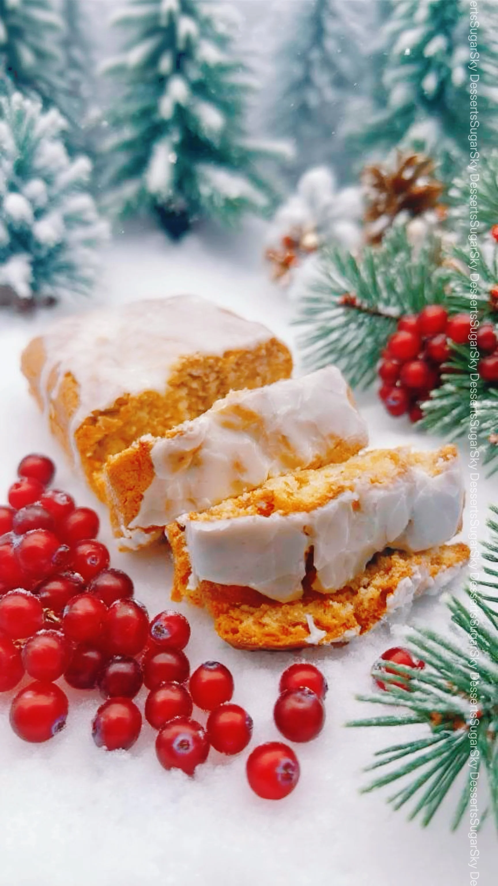 Cranberry White Poundcake (Seasonal)