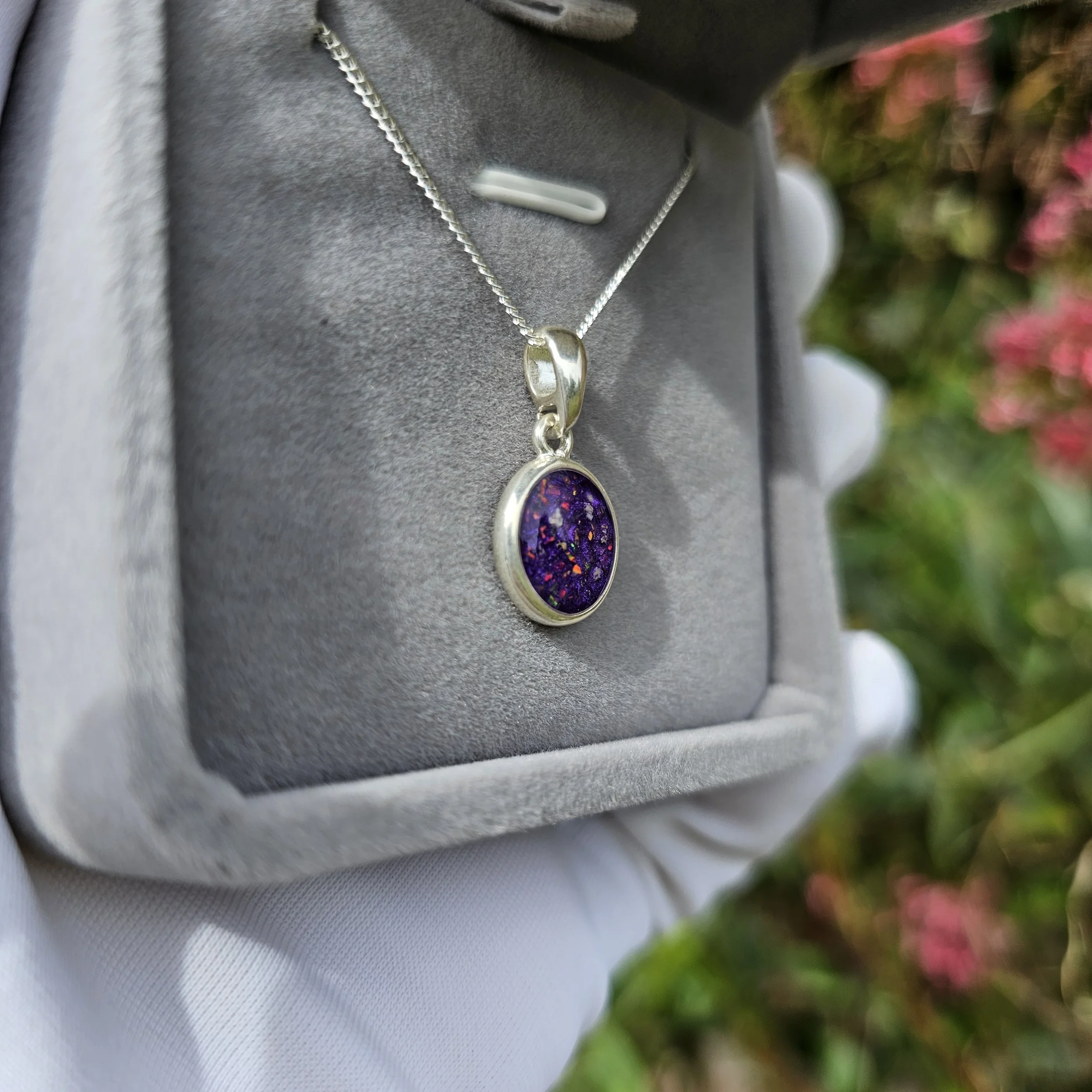 Double Sided Halo Pendant