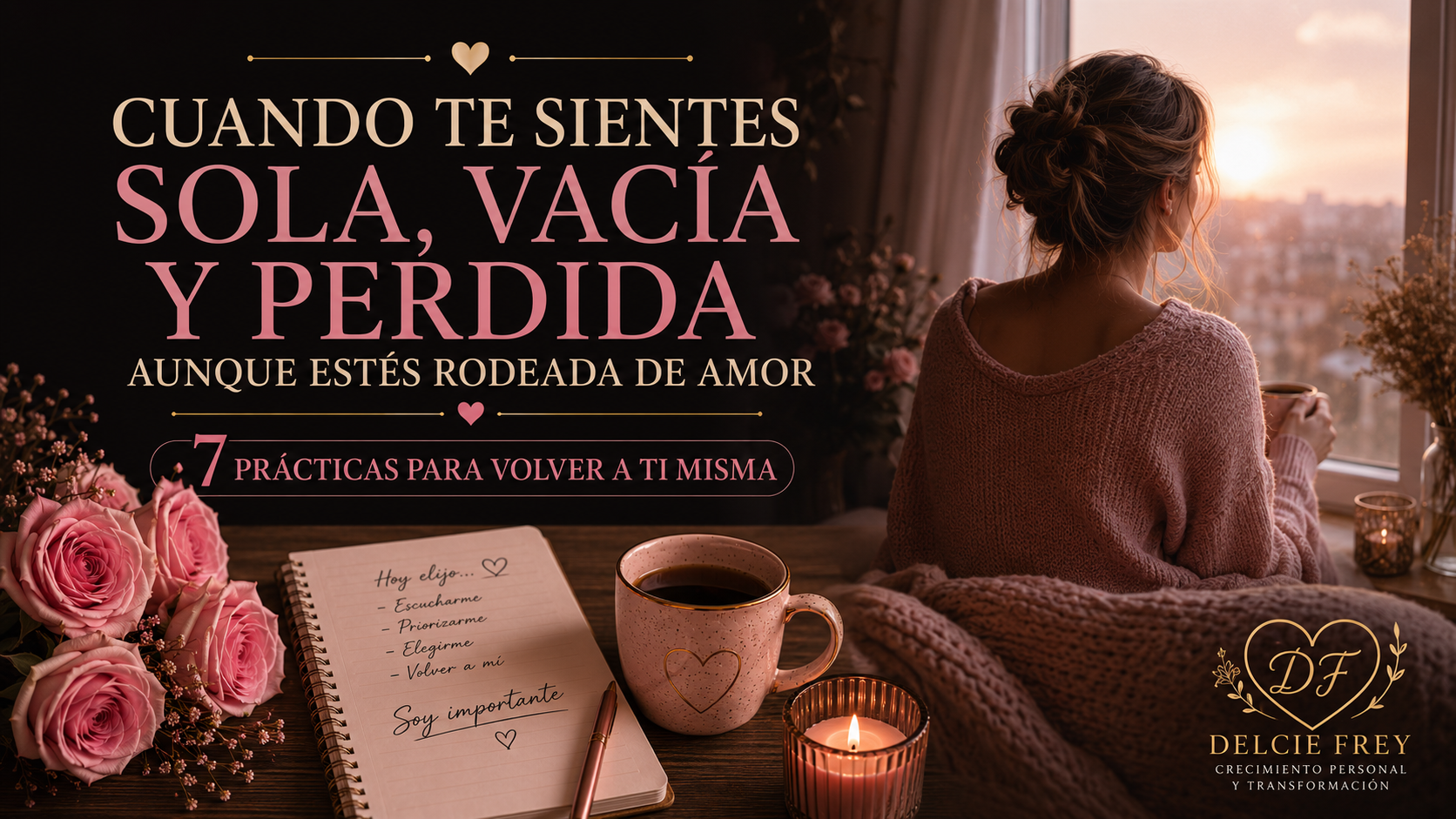 Cuando te sientes sola, vacía y perdida aunque estés rodeada de amor