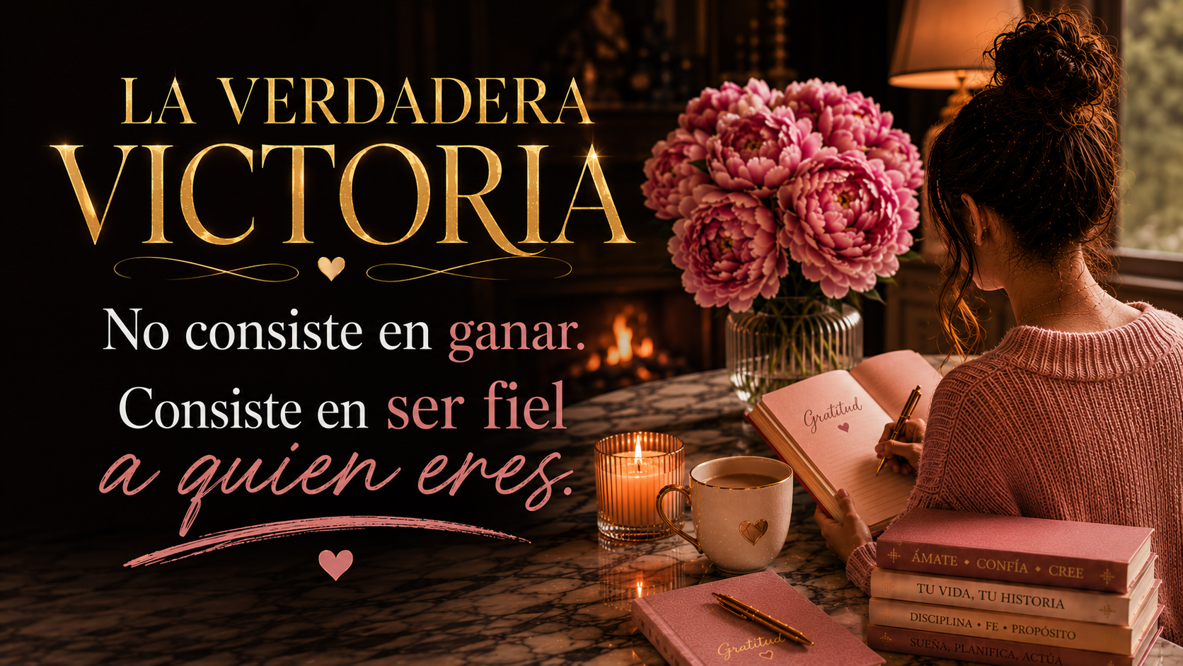 La verdadera victoria no es tener éxito. Es ser fiel a quien eres.