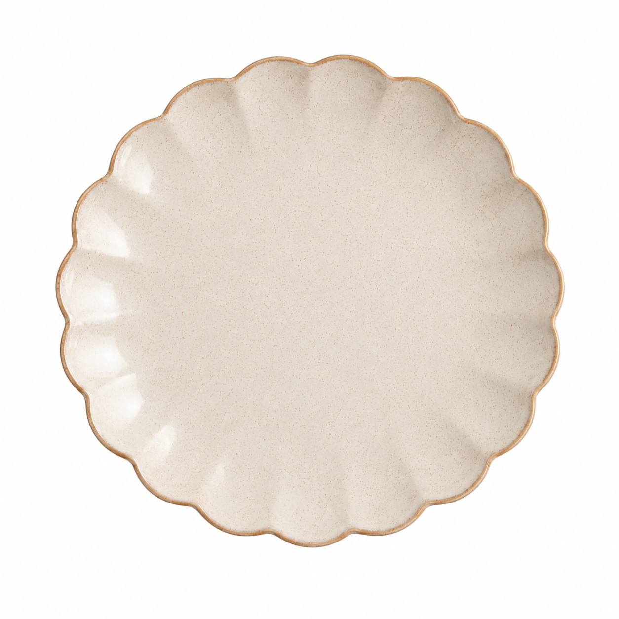 Scalloped Dinner Plate